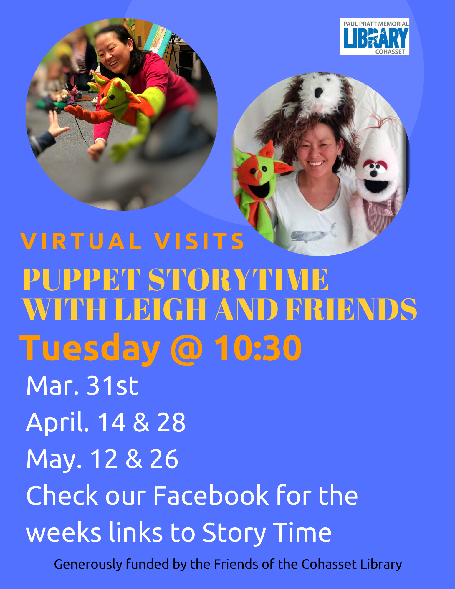Virtual Storytime with Leigh and Friends