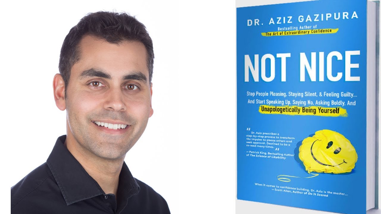Dr. Aziz Gazipura with his book Not Nice