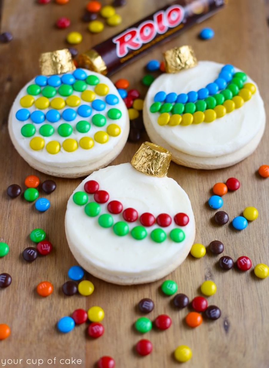 ornament sugar cookies