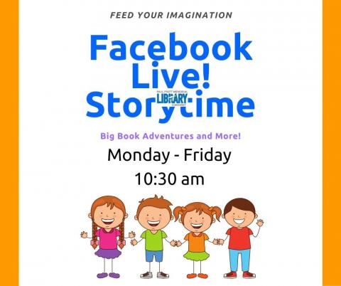 facebook live story time words with children