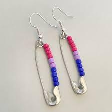 pride flag earrings 