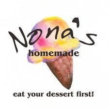 Ice cream cone saying Nona's