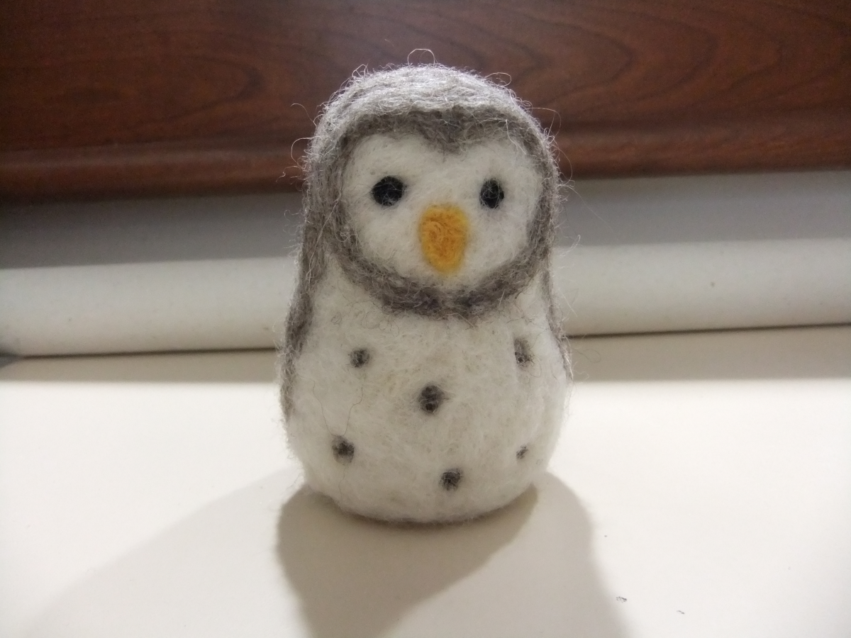 Felted owl