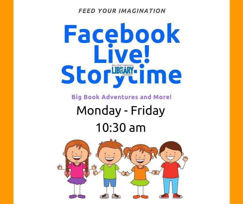 facebook live story time words with children