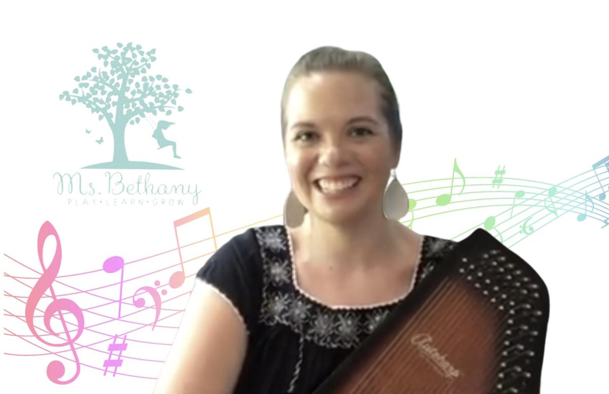 Ms. Bethany with autoharp