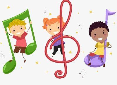 musical notes with children