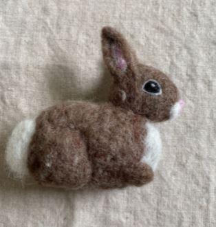 Felted bunny