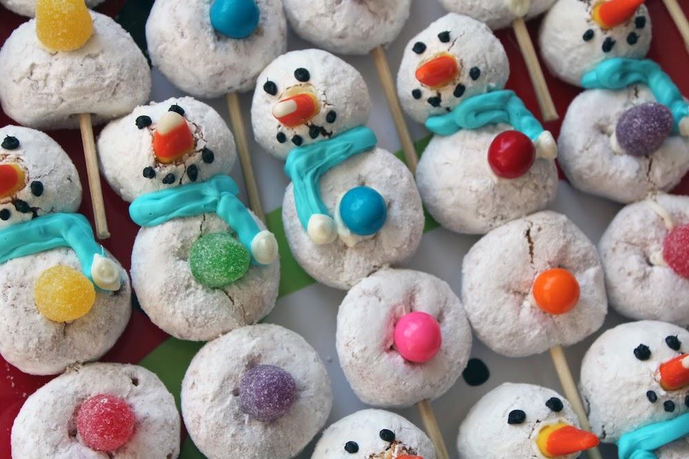 Snowman Doughnuts