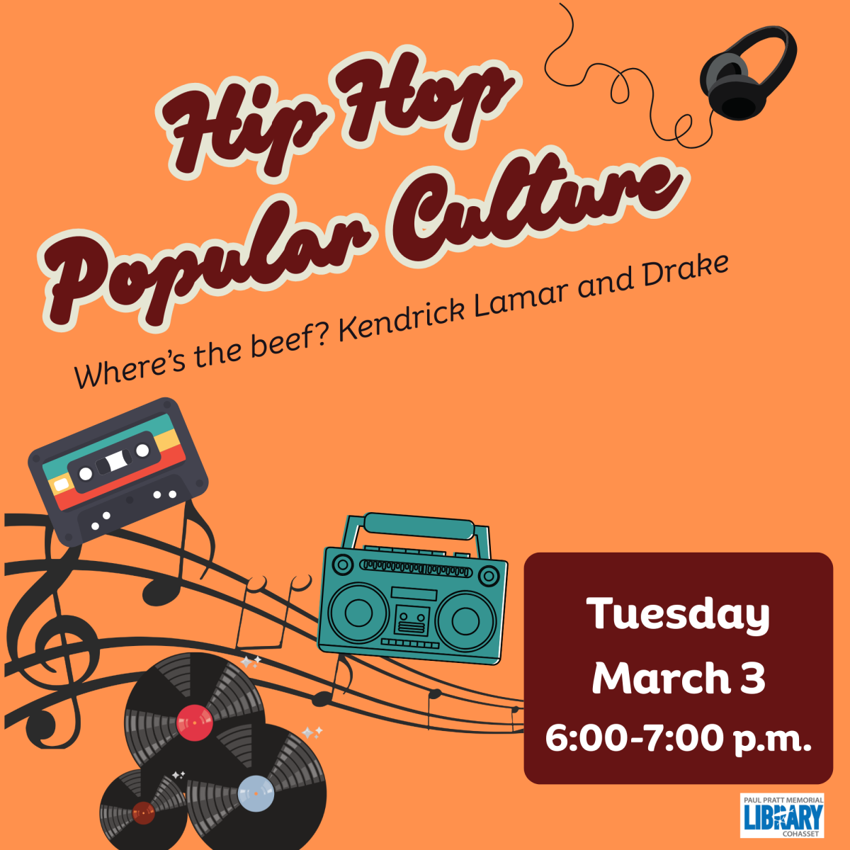 Hip Hop Pop Culture Poster